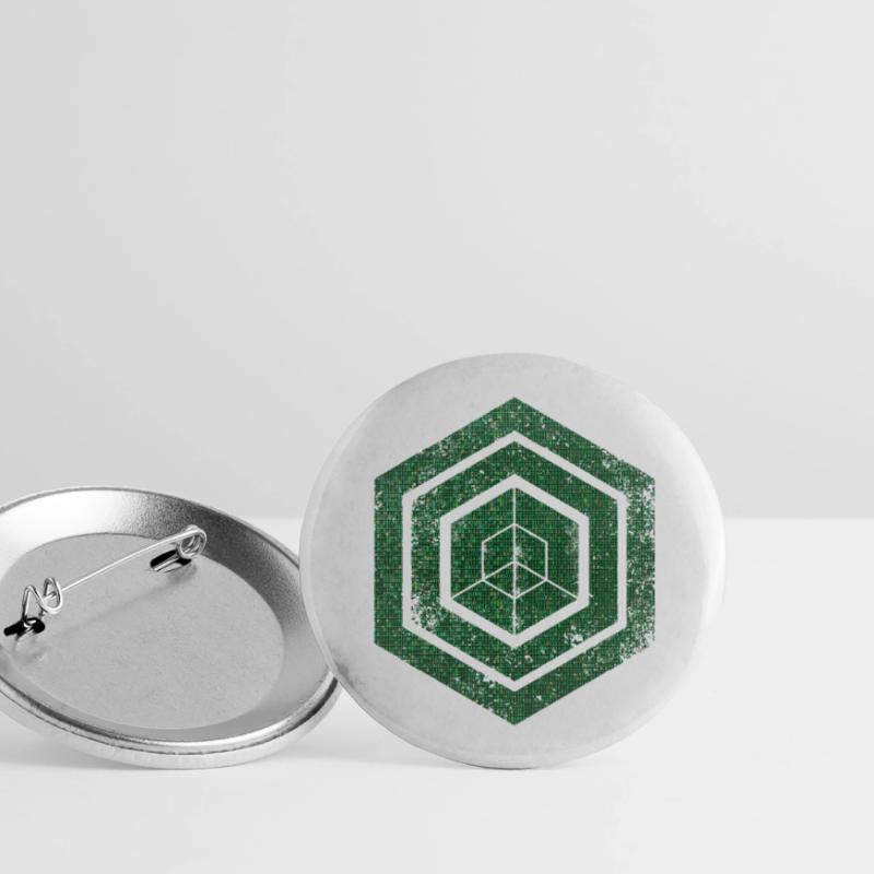 Codage géométrique du programmeur de programmation hexagonale Lot de 5 grands badges (56 mm)