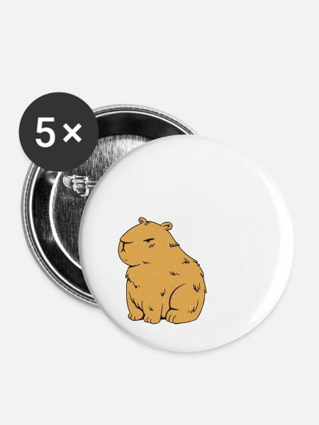 Ok I Pull Up - Buttons groß 56 mm (5er Pack) - Weiß