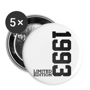 33RD BIRTHDAY LIMITED EDITION 1993 - Buttons large 2.2''/56 mm (5-pack) - white - Front
