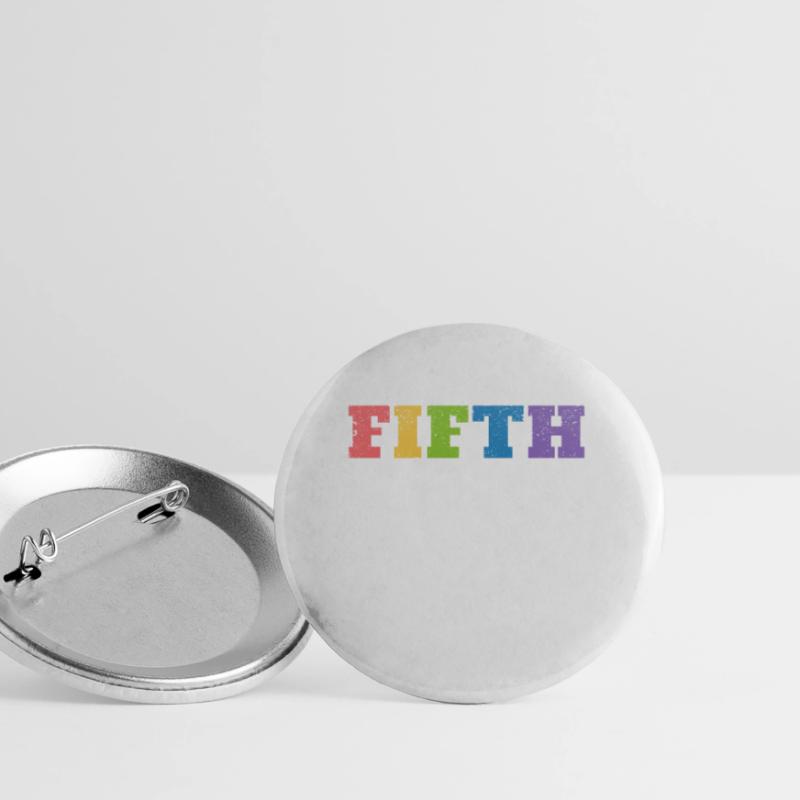 5th Class Team Figth Class Teacher Student Back Buttons large 2.2''/56 mm (5-pack)