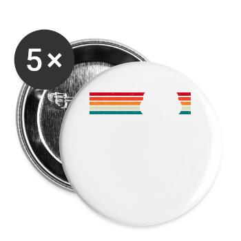 Awesome Since 1988 35th Birthday Gifts 35 Years - Buttons large 2.2''/56 mm (5-pack) - white - Front