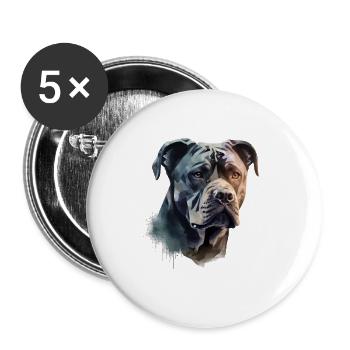 Cane Corso für einen Cane Corso Besitzer - Buttons groß 56 mm (5er Pack) - Weiß - Vorne