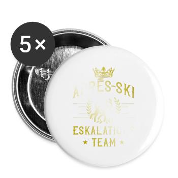 Après-ski escalation - Buttons large 2.2''/56 mm (5-pack) - white - Front