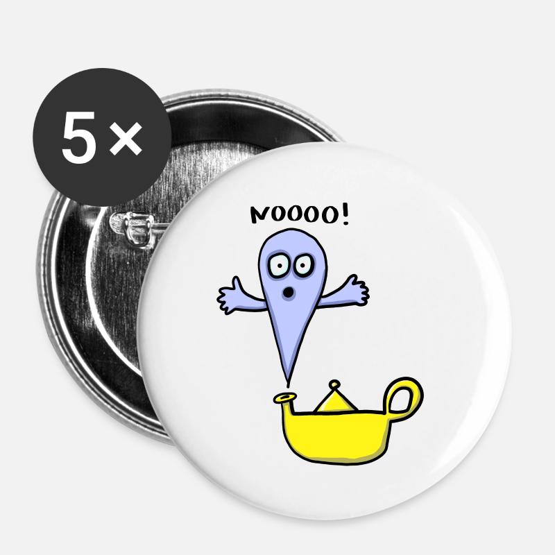 Jinn - Buttons large 2.2''/56 mm (5-pack) - white