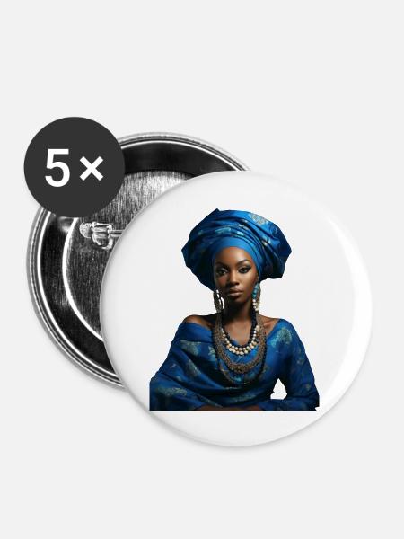 NKENTO - Buttons groß 56 mm (5er Pack) - Weiß