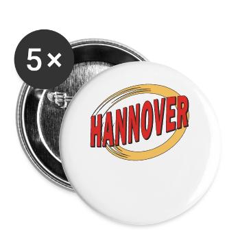 HANOVER - Buttons large 2.2''/56 mm (5-pack) - white - Front