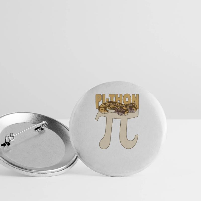 Pi-Thon Drôle Pi Jour Python Serpent Math Lot de 5 grands badges (56 mm)