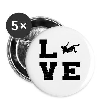 Bouldering Women Men Climbers Boulder - Buttons large 2.2''/56 mm (5-pack) - white - Front