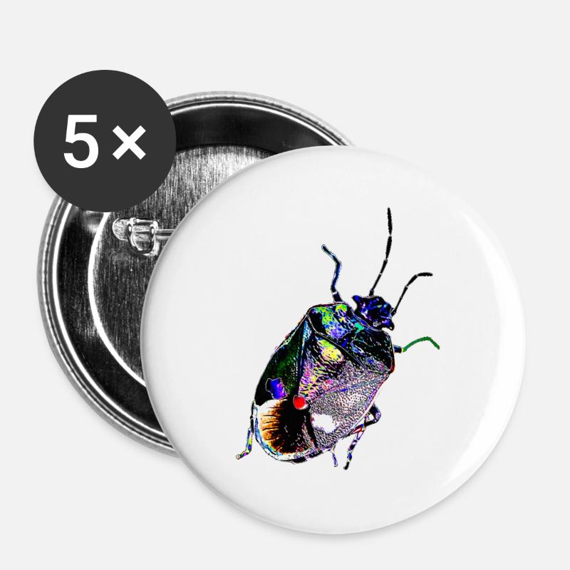 Insect, A731887 - Buttons large 2.2''/56 mm (5-pack) - white