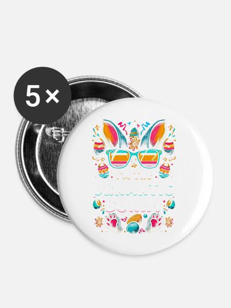 I'm The Dramatic Bunny - Buttons groß 56 mm (5er Pack) - Weiß