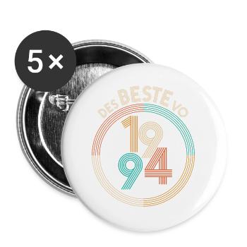 of the BEST of 1994 - the BEST of 1994, birthday - Buttons large 2.2''/56 mm (5-pack) - white - Front