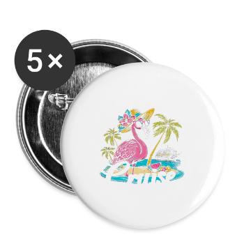 Besties Cruise 2027 - Buttons groß 56 mm (5er Pack) - Weiß - Vorne