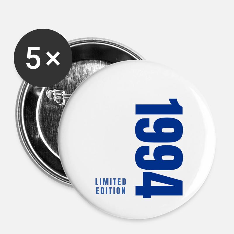 30th Birthday - Buttons large 2.2''/56 mm (5-pack) - white