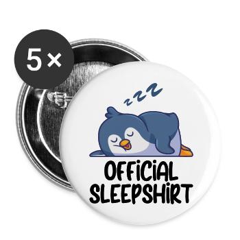Funny Saying Picture Funny Humor Gift Idea - Buttons large 2.2''/56 mm (5-pack) - white - Front