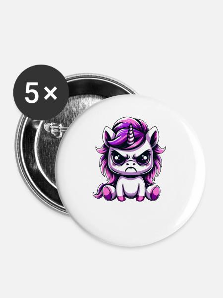 Heid Ned - Buttons groß 56 mm (5er Pack) - Weiß