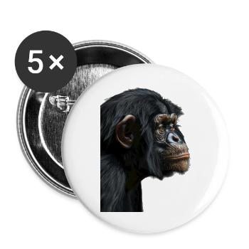 Bonobo - Buttons large 2.2''/56 mm (5-pack) - white - Front