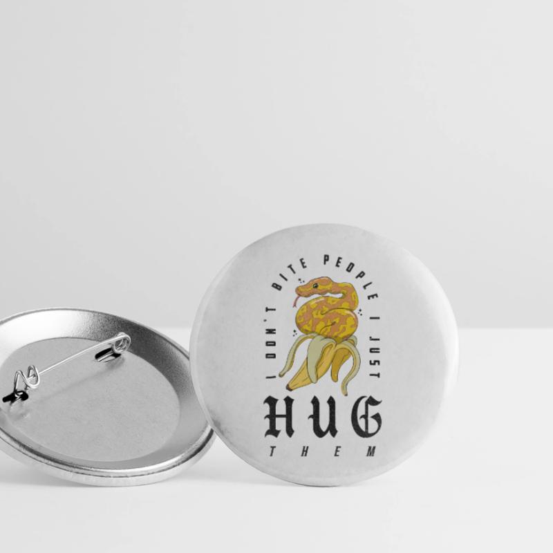 python royal serpent propriétaire banane python royal Lot de 5 grands badges (56 mm)