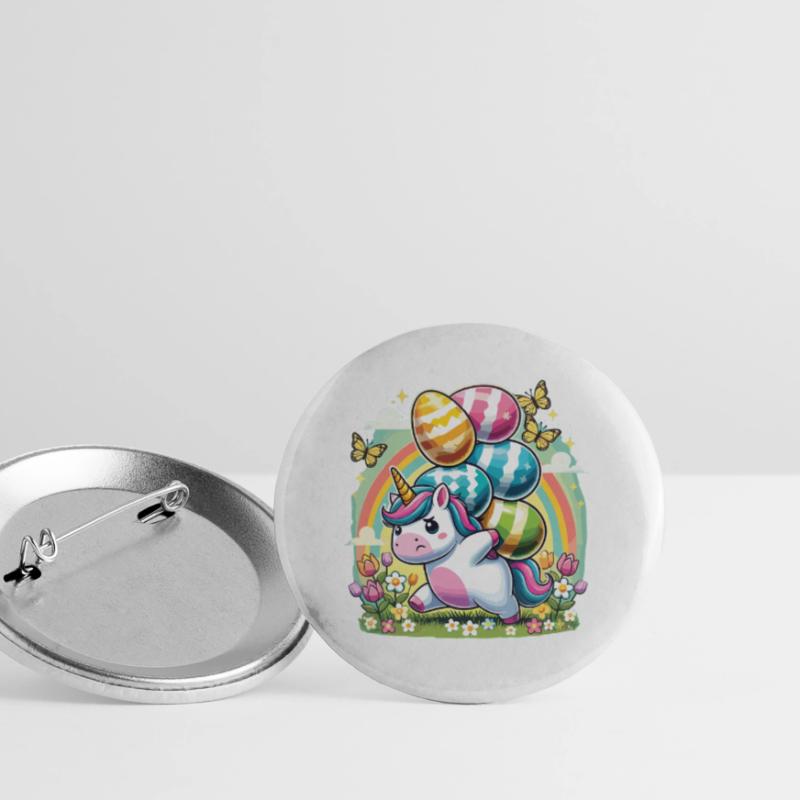 Easter Happy Easter Easter Bunny Easter Egg Spring Buttons large 2.2''/56 mm (5-pack)