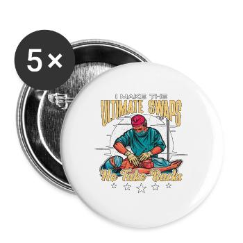 Transplant Surgery I Make The Ultimate Physician - Buttons large 2.2''/56 mm (5-pack) - white - Front