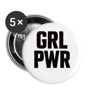 camouflage2_ _camouflage2_75 - Buttons large 2.2''/56 mm (5-pack) - white - Front