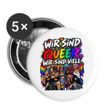Buttons groß 56 mm (5er Pack)
