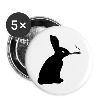 Hase Joint - Buttons groß 56 mm (5er Pack) - Weiß - Vorne