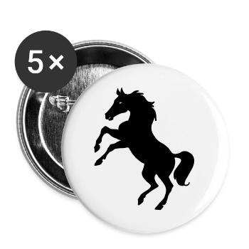 Ross - Buttons groß 56 mm (5er Pack) - Weiß - Vorne