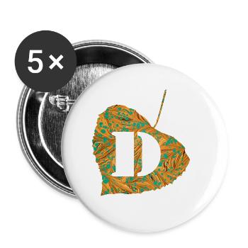 Sheet E 95 D - Buttons large 2.2''/56 mm (5-pack) - white - Front