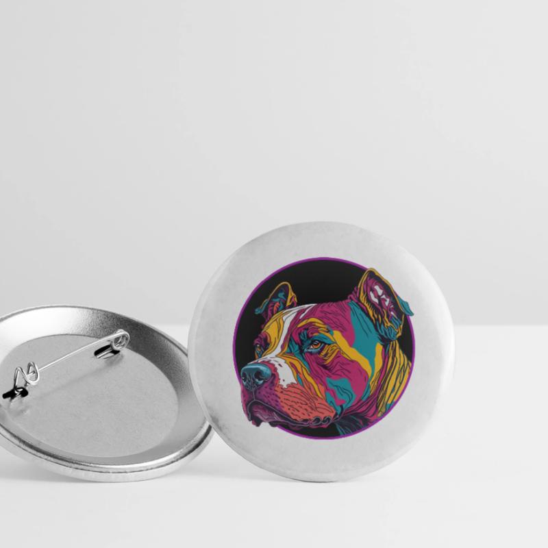 Pitpull Buttons groß 56 mm (5er Pack)