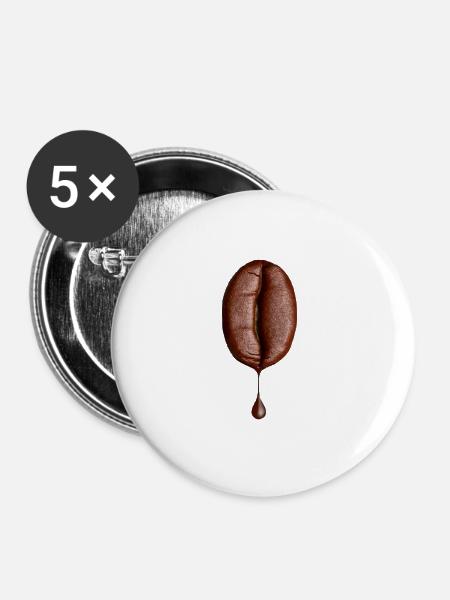 COFFEE 44 F - Buttons groß 56 mm (5er Pack) - Weiß