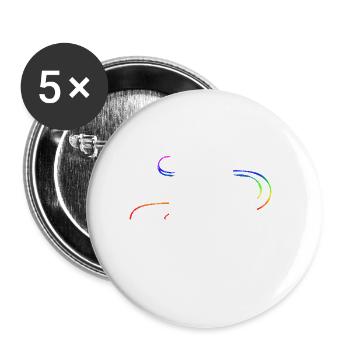 I'm So Gay I Can't Even Drive Straight 3 - Buttons large 2.2''/56 mm (5-pack) - white - Front
