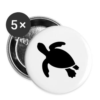 tortoise - Buttons large 2.2''/56 mm (5-pack) - white - Front