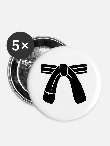 Gürtel - Buttons groß 56 mm (5er Pack) - Weiß