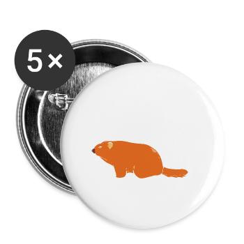 Sieh aus wie Meteorologe Sarkastische Person Gesch - Buttons groß 56 mm (5er Pack) - Weiß - Vorne