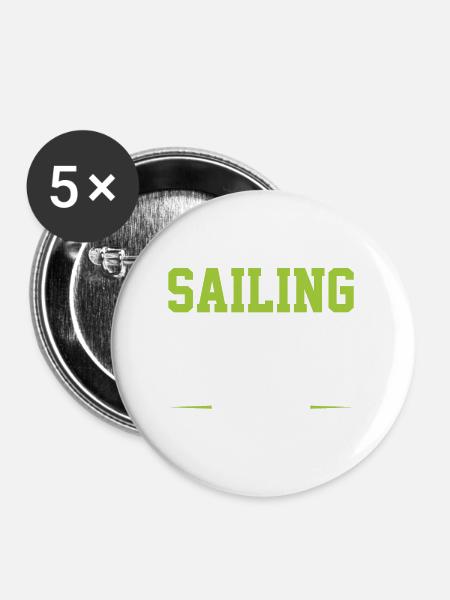 Sailing Crew - Buttons groß 56 mm (5er Pack) - Weiß