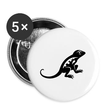 Lizard - Buttons large 2.2''/56 mm (5-pack) - white - Front