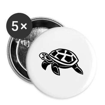 Tortoise - Buttons large 2.2''/56 mm (5-pack) - white - Front