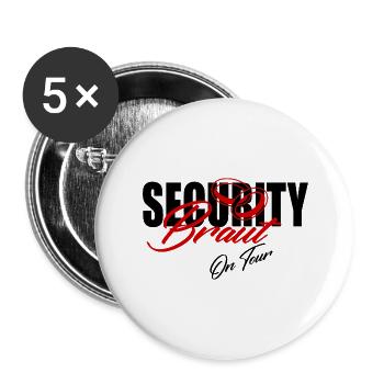 JGA - Buttons groß 56 mm (5er Pack) - Weiß - Vorne