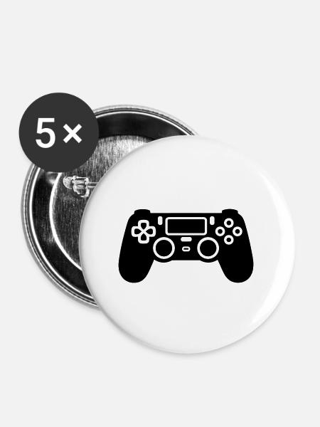 Controller für Videospiele - Buttons groß 56 mm (5er Pack) - Weiß