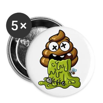 bunch - Buttons large 2.2''/56 mm (5-pack) - white - Front