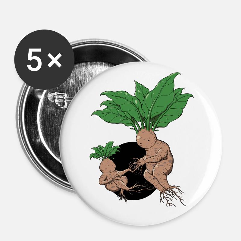 Creation - Buttons large 2.2''/56 mm (5-pack) - white