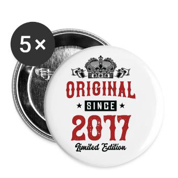2017 Limited Edition - Buttons large 2.2''/56 mm (5-pack) - white - Front