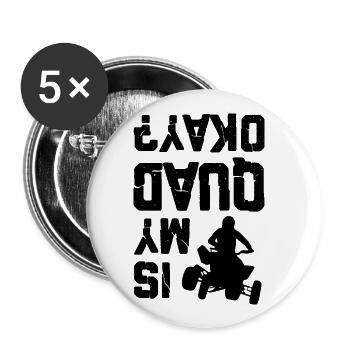 Quad Racer Quad driver - Buttons large 2.2''/56 mm (5-pack) - white - Front