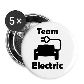 The electric revolution - Buttons large 2.2''/56 mm (5-pack) - white - Front