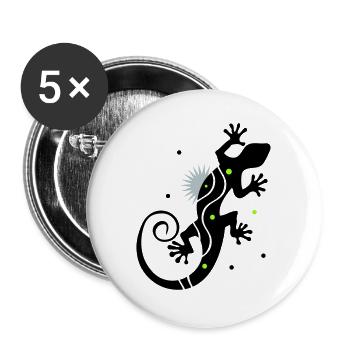 gecko - Buttons large 2.2''/56 mm (5-pack) - white - Front