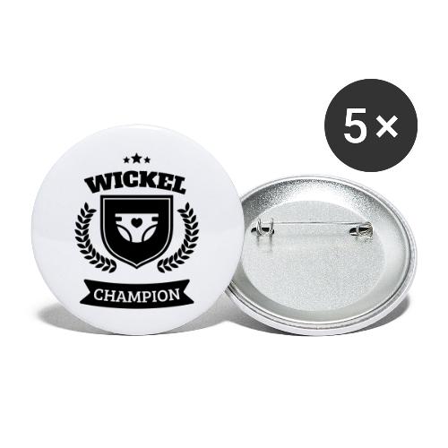 Windel Wickel Wechsel Champion - Buttons groß 56 mm (5er Pack)