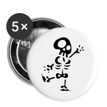 skeleton - Buttons large 2.2''/56 mm (5-pack) - white - Front