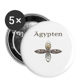 Ägypten 86 - Buttons groß 56 mm (5er Pack) - Weiß - Vorne