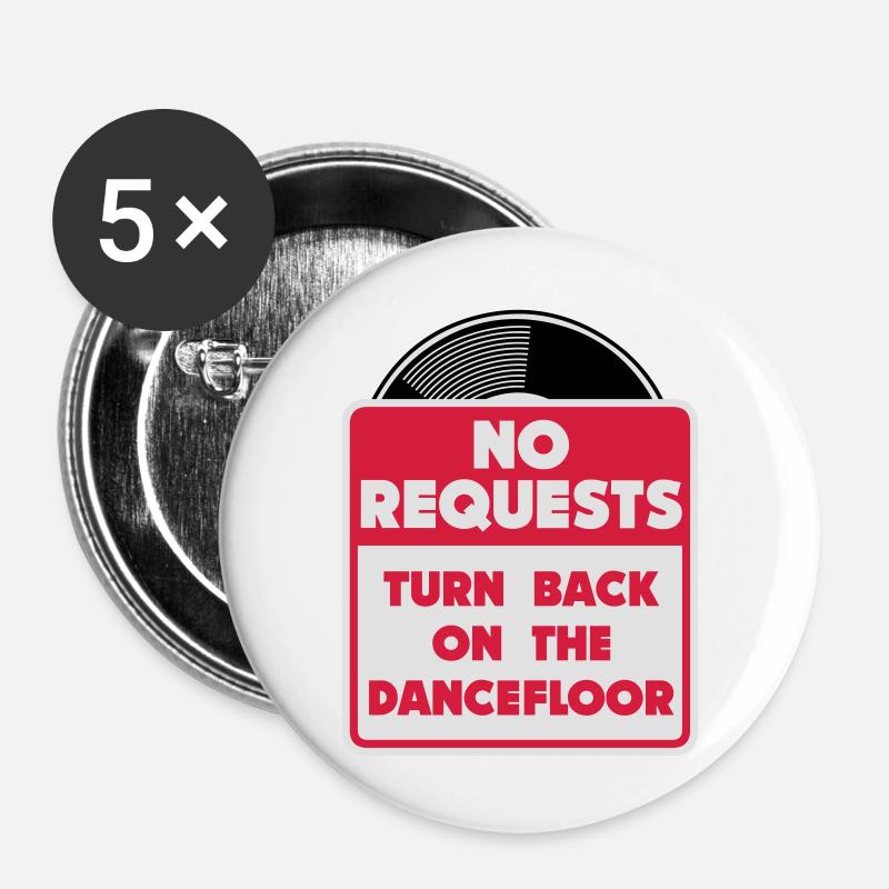 no_requests_03 - Buttons large 2.2''/56 mm (5-pack) - white