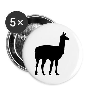 lama - Buttons large 2.2''/56 mm (5-pack) - white - Front